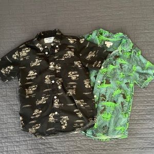 Boys Vacation Short Sleeve Shirts